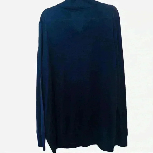 THOMAS DEAN 1/4 Zip Navy Sweater - Men’s Size XXL- NWOT Never Worn - Picture 3 of 5